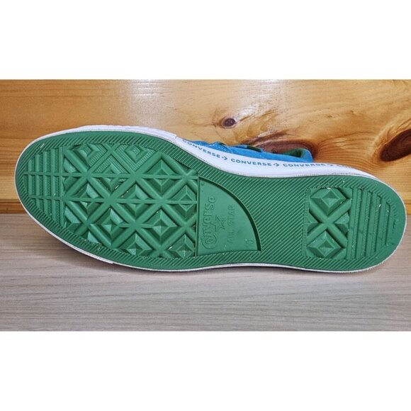 Converse One Star Low Top Pinstripe Unisex Size Men’s 10 Women’s 12 Green Teal - Picture 14 of 16